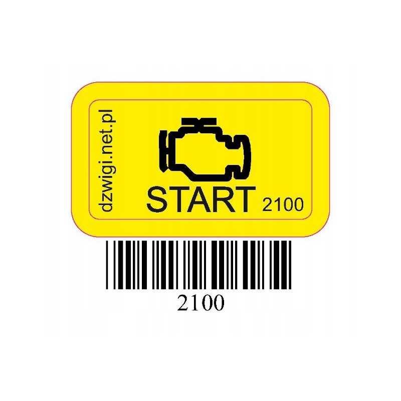 Variklio užvedimo piktograma