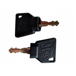 2x raktas, uždegimo durelių užvedimo raktelis jcb 701