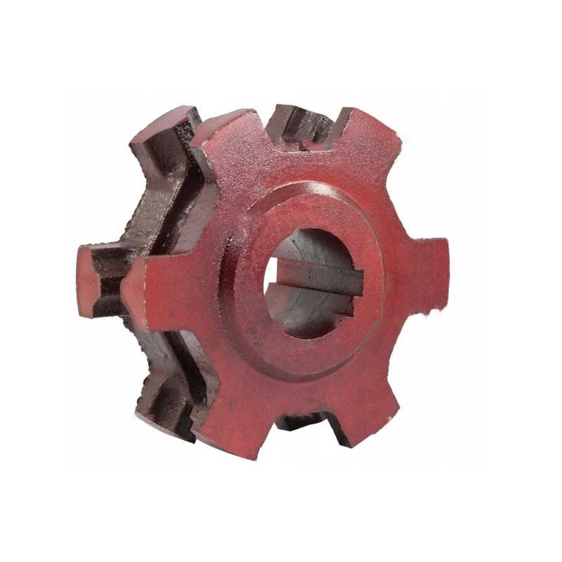 Lizdinis ratas 10 mm grioveliui su 6 aukštų dantų raštu