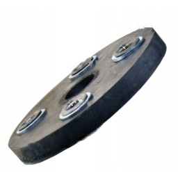 Guminis diskas su antgaliais, skersmuo 150 mm, 4 skylės