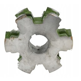 Lizdinis ratas 16 mm grioveliui su 6 angomis, 60 mm skersmens