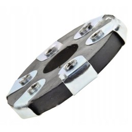 Guminis skydas, apvadas, 150 mm, 6 skylės, skylės fi 1