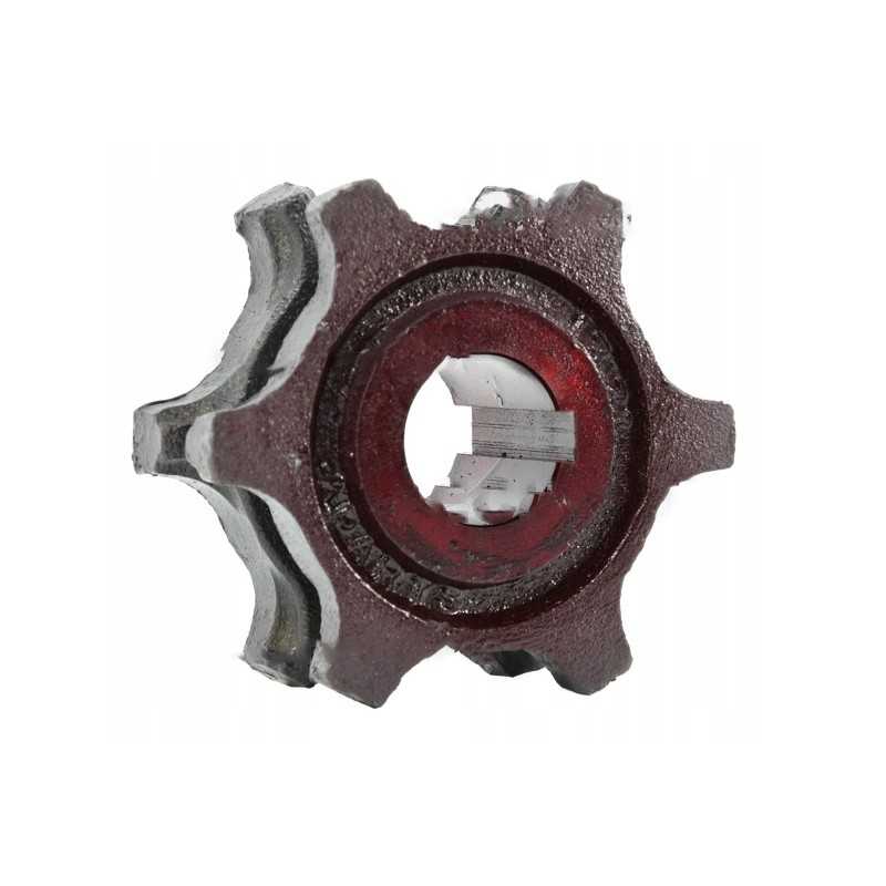 Lizdinis ratas 12 mm grioveliui su 6 aukštais dantimis