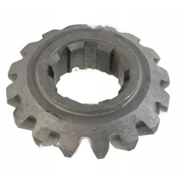 Kampinis ratas su 16 dantų tiesiu fortsc barstytuvu