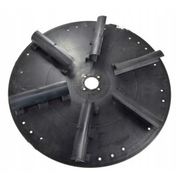 Paskleiskite 50 cm skersmens 6 ašmenų plastikinę plokštę