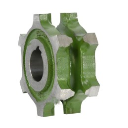 Galinis lizdo ratas su 12 mm sferiniu grioveliu