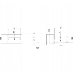 Varomasis velenas 5 ilgis 79 5cm barstytuvas 221302