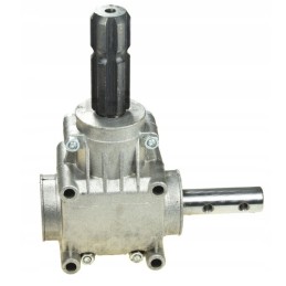 Trąšų barstytuvo kampinė pavara yra sustiprinta