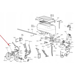65101868 trąšų barstytuvo noragėlių korpusas