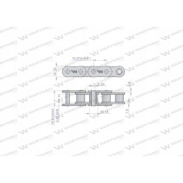 Ritininė grandinė 10b 1 86ps taikymas 1 35 m ko