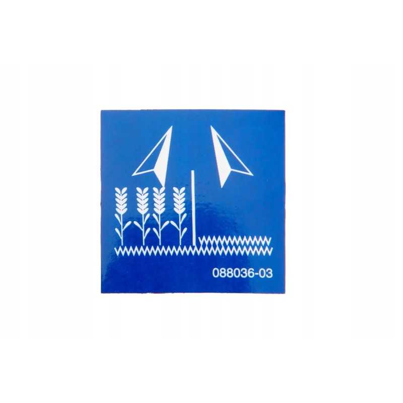 988036 Aukštaūgių pasėlių tręšimo nustatymų lipdukas