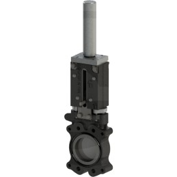 Dvigubo veikimo hidraulinis sklendės vožtuvas