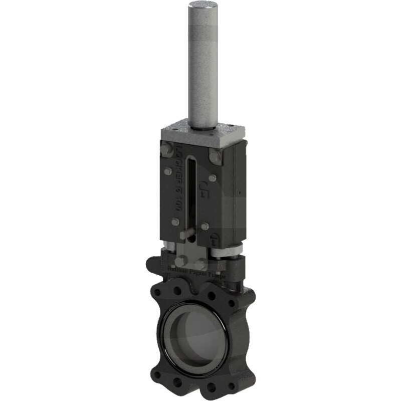 Dvigubo veikimo hidraulinis sklendės vožtuvas