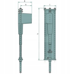 Elektrinė pavara 6-12 stūmoklių sklendei