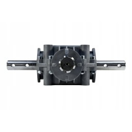 Trąšų barstytuvo kampinė pavara yra sustiprinta