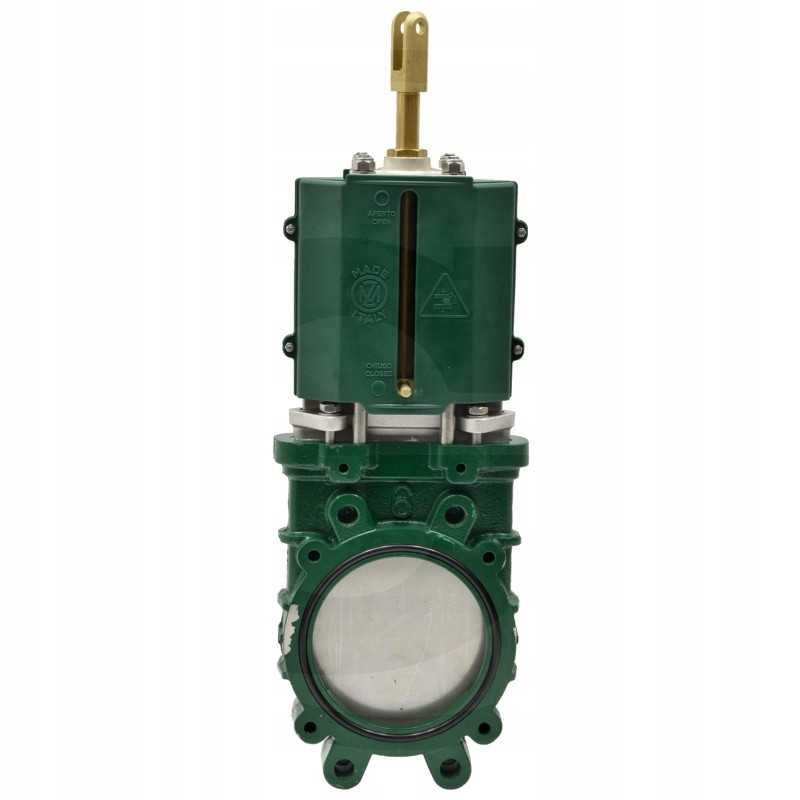 Plokštelinis sklendė 6 be veikimo, vardinis plotis