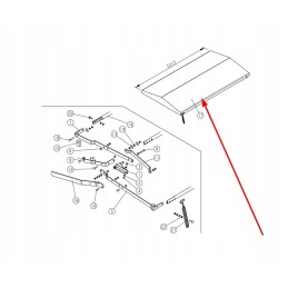 987658 barstytuvo trąšų dėžės dangtis