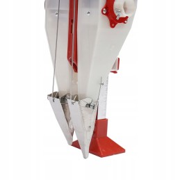 Reguliuojamas dviejų cilindrų rankinis trąšų aplikatorius