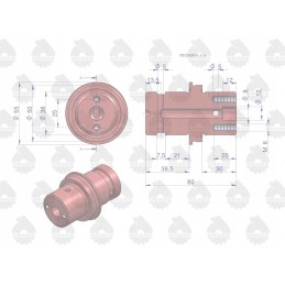 Tarpinio paskirstymo žvaigždutė c 328 c 330 originali
