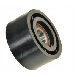 Plastikinis grandinės įtempiklio volas su guoliais