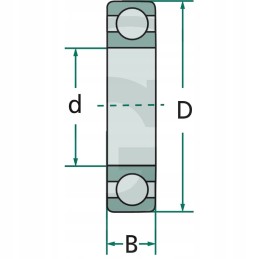 Rutulinis guolis paprastai 90 90 23