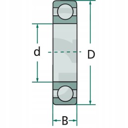 Rutulinis guolis paprastai 90 90 23
