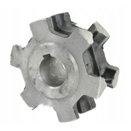 Lizdinis ratas 12 mm grioveliui su 6 aukštų dantų raštu