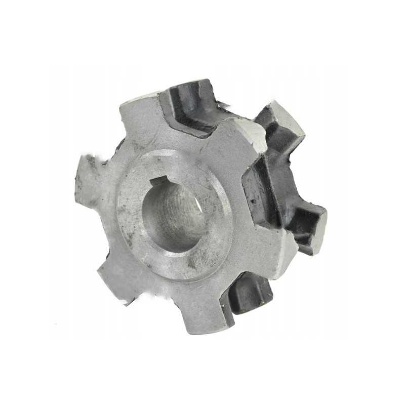 Lizdinis ratas 12 mm grioveliui su 6 aukštų dantų raštu