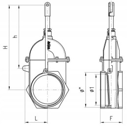 Stumdomasis vožtuvas su MZ 6 sriegio tvirtinimu