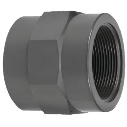 Įvorė su sriegiu iš PVC VDL 40 mm x 1