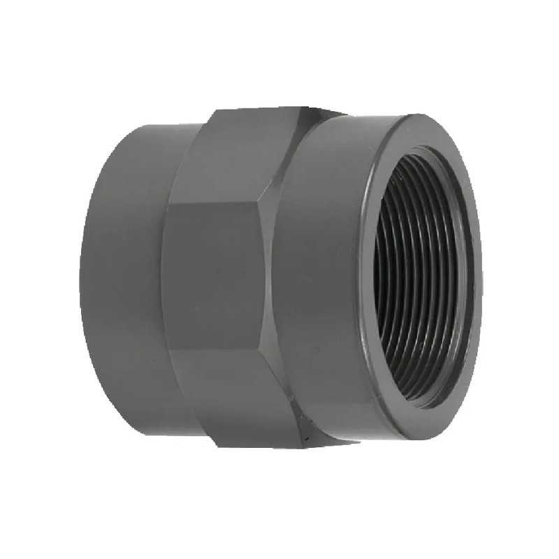 Įvorė su sriegiu iš PVC VDL 40 mm x 1