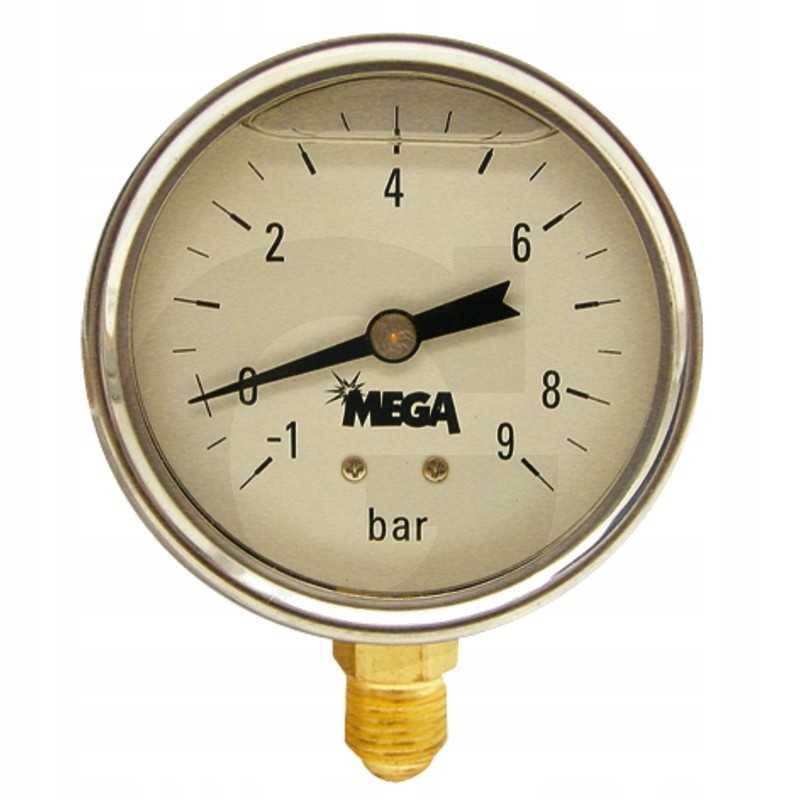 Glicerino manometras oe 63 mm sriegis 1 4 gnybtai