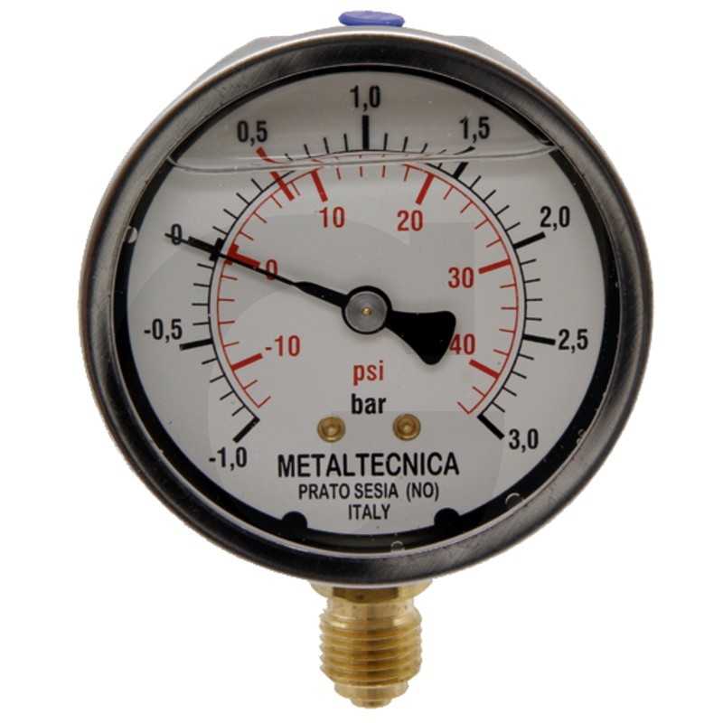 Vakuuminis manometras oe 63 mm 1 4 plieninis sriegis