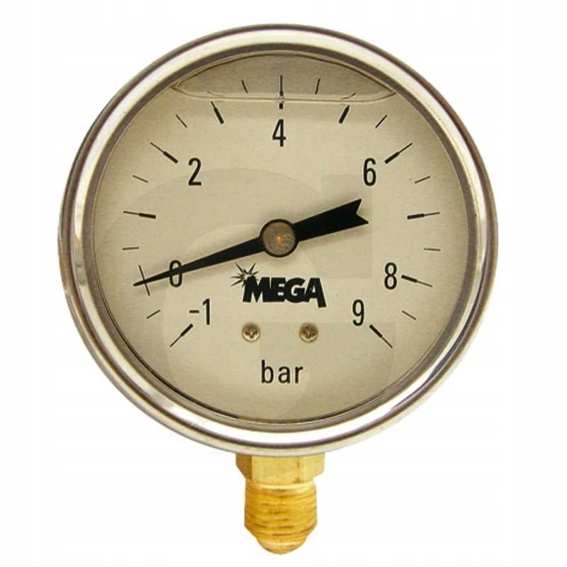 Glicerino manometras oe 63 mm 1 4 plieninis dugnas