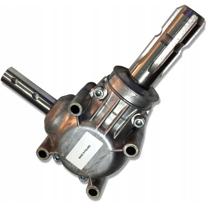 Bunkerio trąšų barstytuvo kampinė pavara 1 1