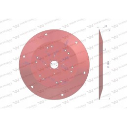 Veikianti diskinė rotacinė vejapjovė 1 85m 5mm morga