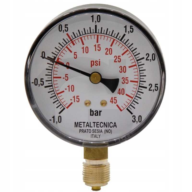 Vakuuminis manometras oe 80 mm 3 8 apatinis korpusas