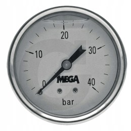 Glicerino slėgio matuoklis 0 40 bar arba 63 mm 1 4