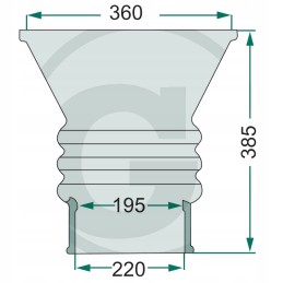 Pildymo piltuvas su dangteliu ir lanksčia juostele 8