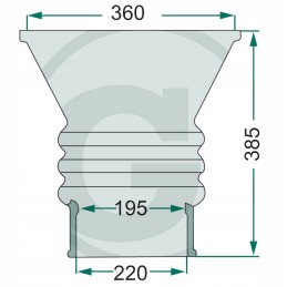 Pildymo piltuvas su dangteliu ir lanksčia juostele 8