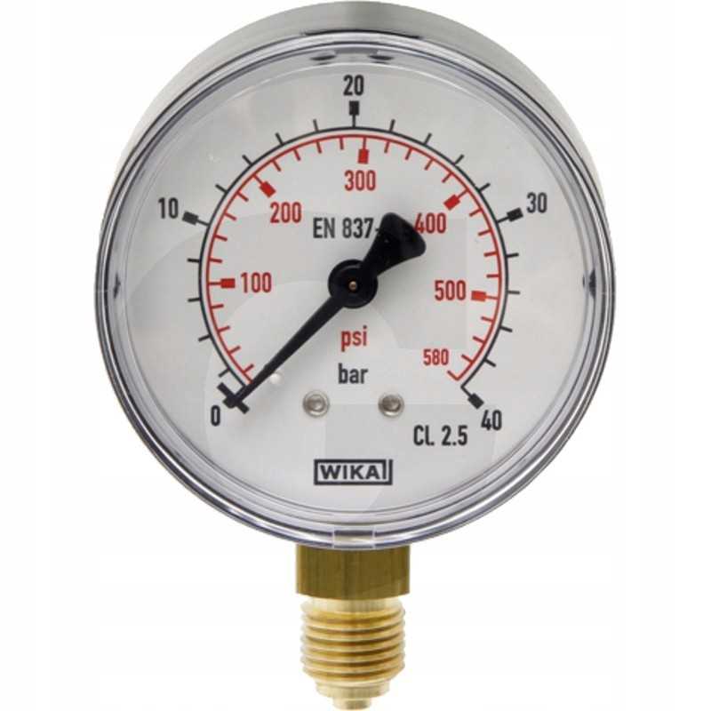 Slėgio matuoklis 63 mm 0 16 barų 1 4 apatinis abs žalvaris