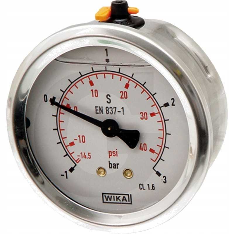 Glicerino manometras oe 63 mm 1 4 galinis plienas