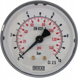 Slėgio matuoklis 63 mm 0 4 barai 1 4 galinis abs žalvaris