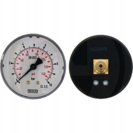 Slėgio matuoklis 63 mm 0 4 barai 1 4 galinis abs žalvaris