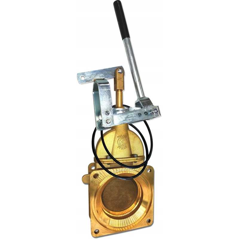 MZ 5 sklendė su svirtimi 2x statinės bako flanšu