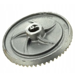 Didelis diskinis ratas dalgio barstytuvo transmisijai