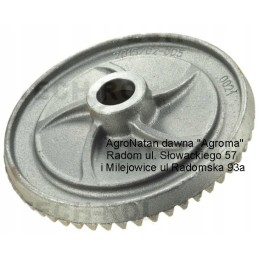 Didelis diskinis ratas dalgio barstytuvo transmisijai