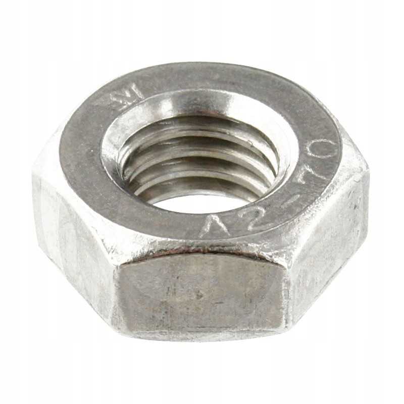 Šešiakampė veržlė din 934 m10 pagaminta iš plieno