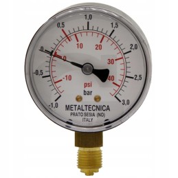 Vakuuminis manometras oe 63 mm 1 4 dugnas abs m