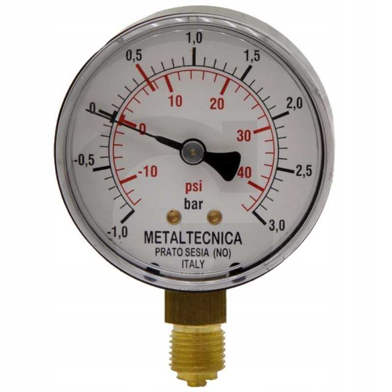 Vakuuminis manometras oe 63 mm 1 4 dugnas abs m